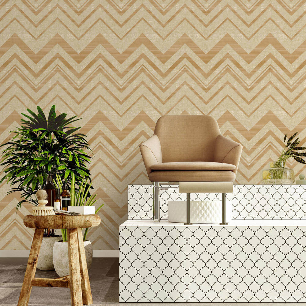 Adawall Octagon Zigzag Behang L M X B M Behangsite Com