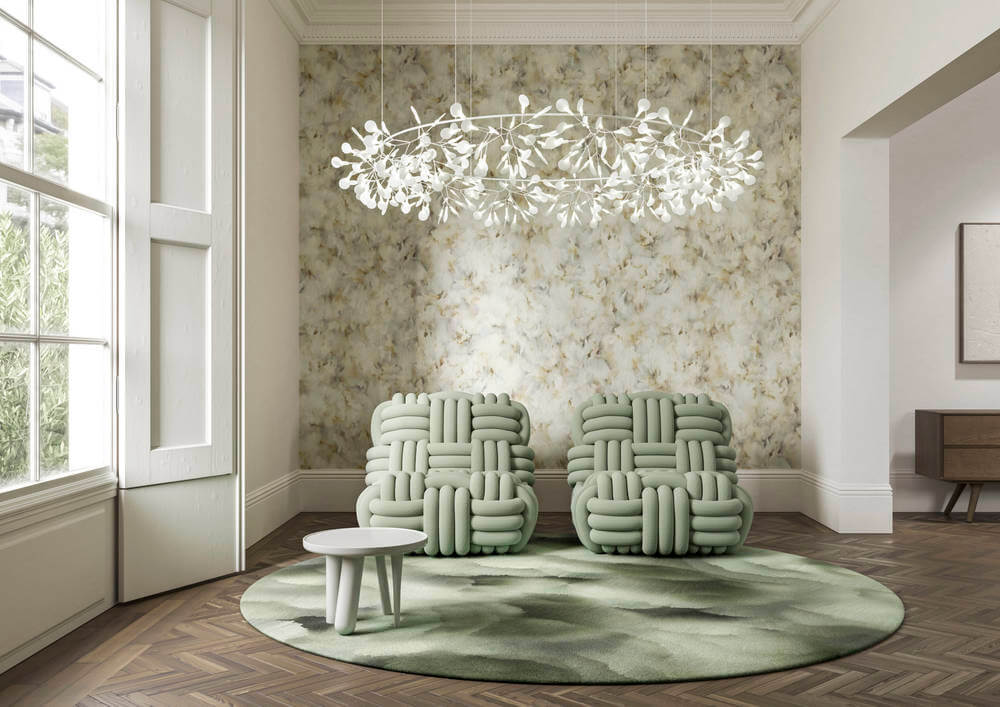 Arte Moooi Green House Silk Bombis Silk Moss MO5012 Behang