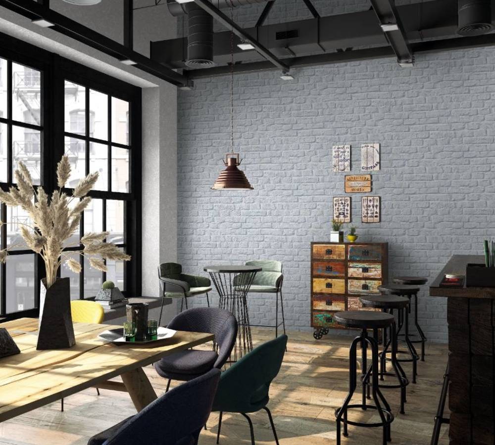 Behang Noordwand Loft 34167