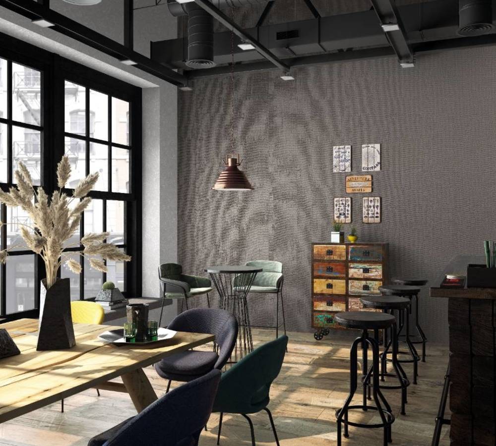 Behang Noordwand Loft 34183