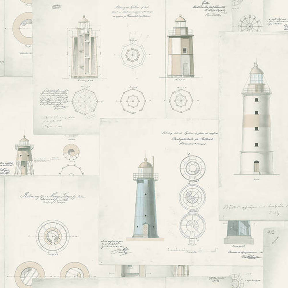 Borastapeter Marstrand II Lighthouse 8867 Behang 1