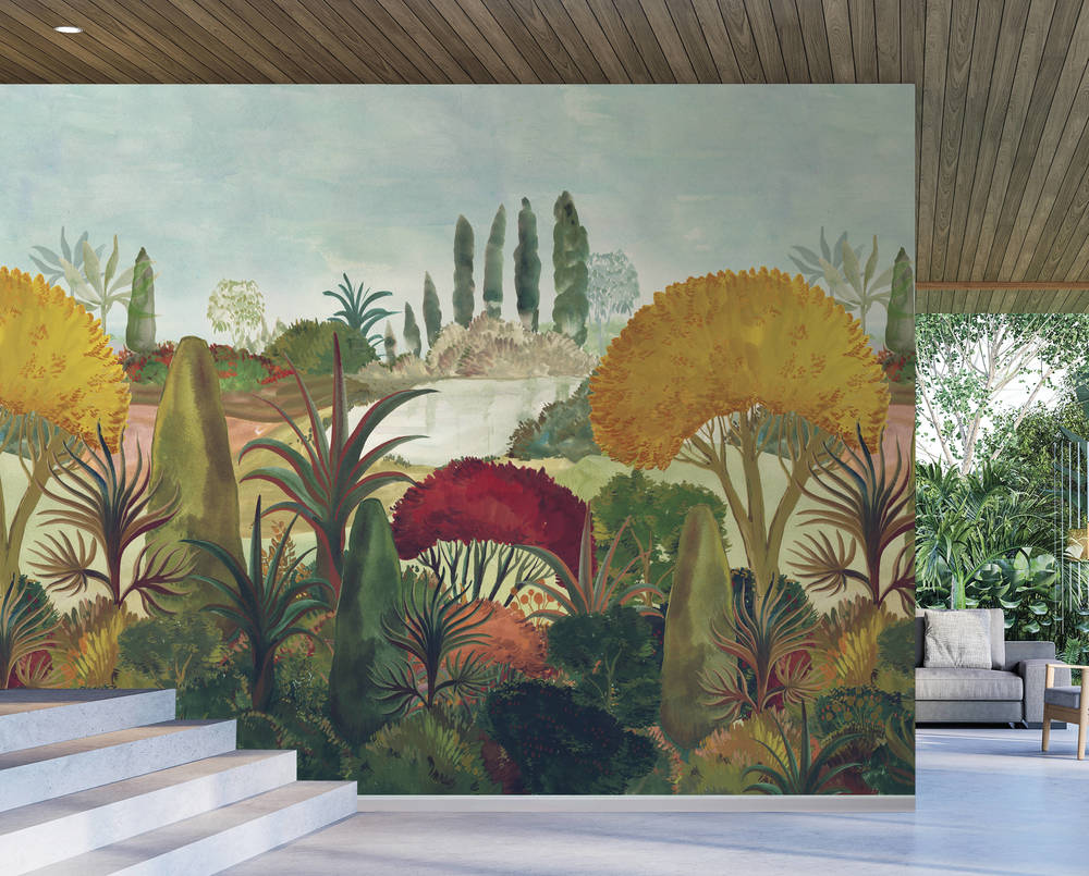 Hookedonwalls Marta Cortese Botanical Landscape 37871 Fotobehang